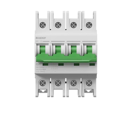 DC Mini Circuit Breaker 1200V 63A BB1-63 IEC & AS